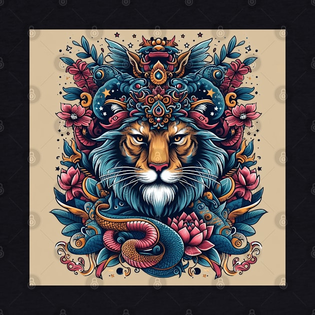 lion illustration by dr.dre45_